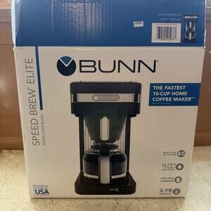 BUNN CSB2 Speed Brew Elite Coffee Maker w 10 Cup Carafe 70oz Black